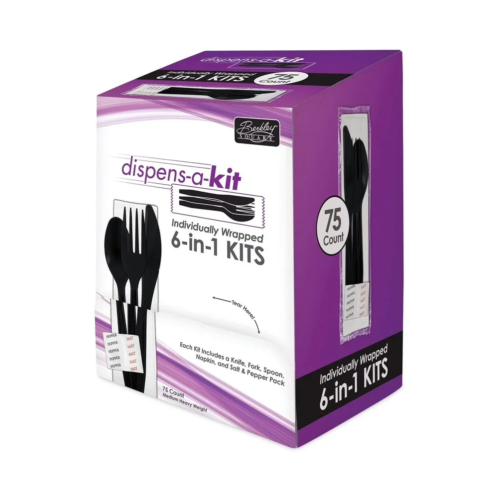 Berkley Square dispens a KIT single wrapped 75 count